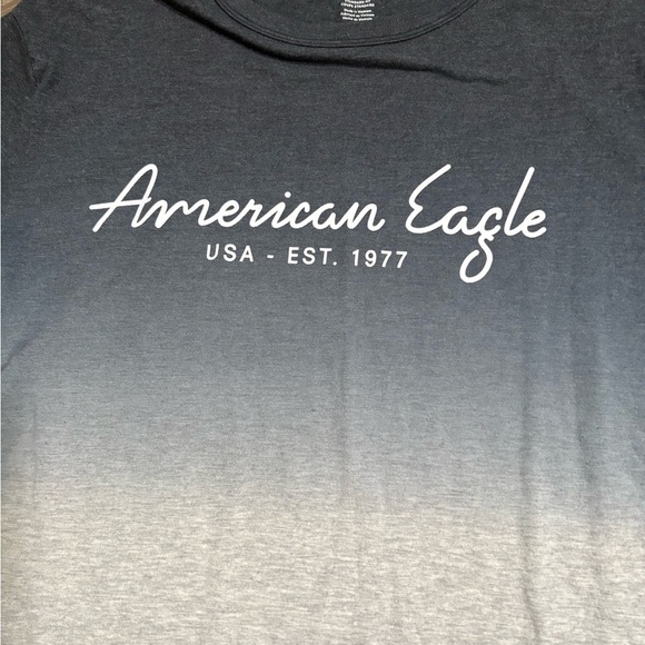 American Eagle Gradient Tee in Gray - Picture 2 of 5
